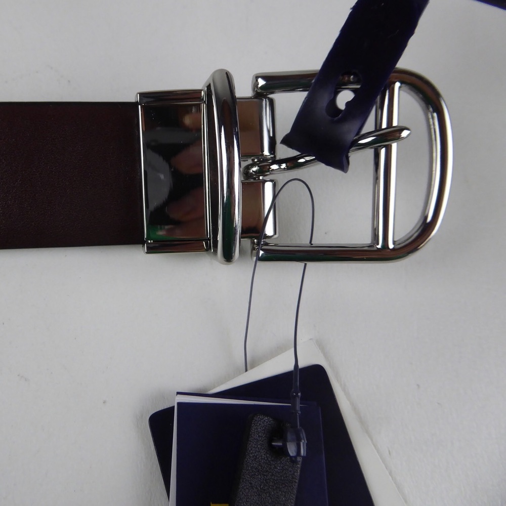 Polo Ralph Lauren Reversible Leather Dress Belt - Picture 4 of 6